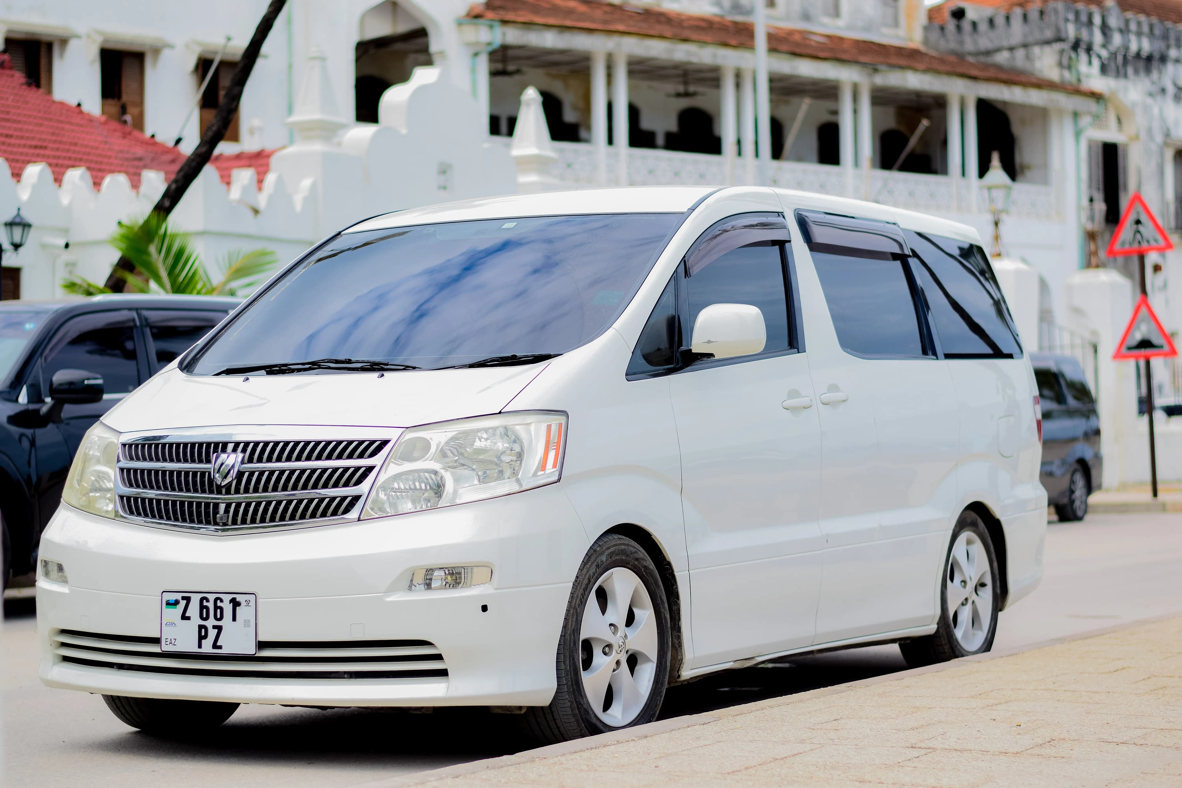 Toyota Alphard for car rental in Zanzibar
